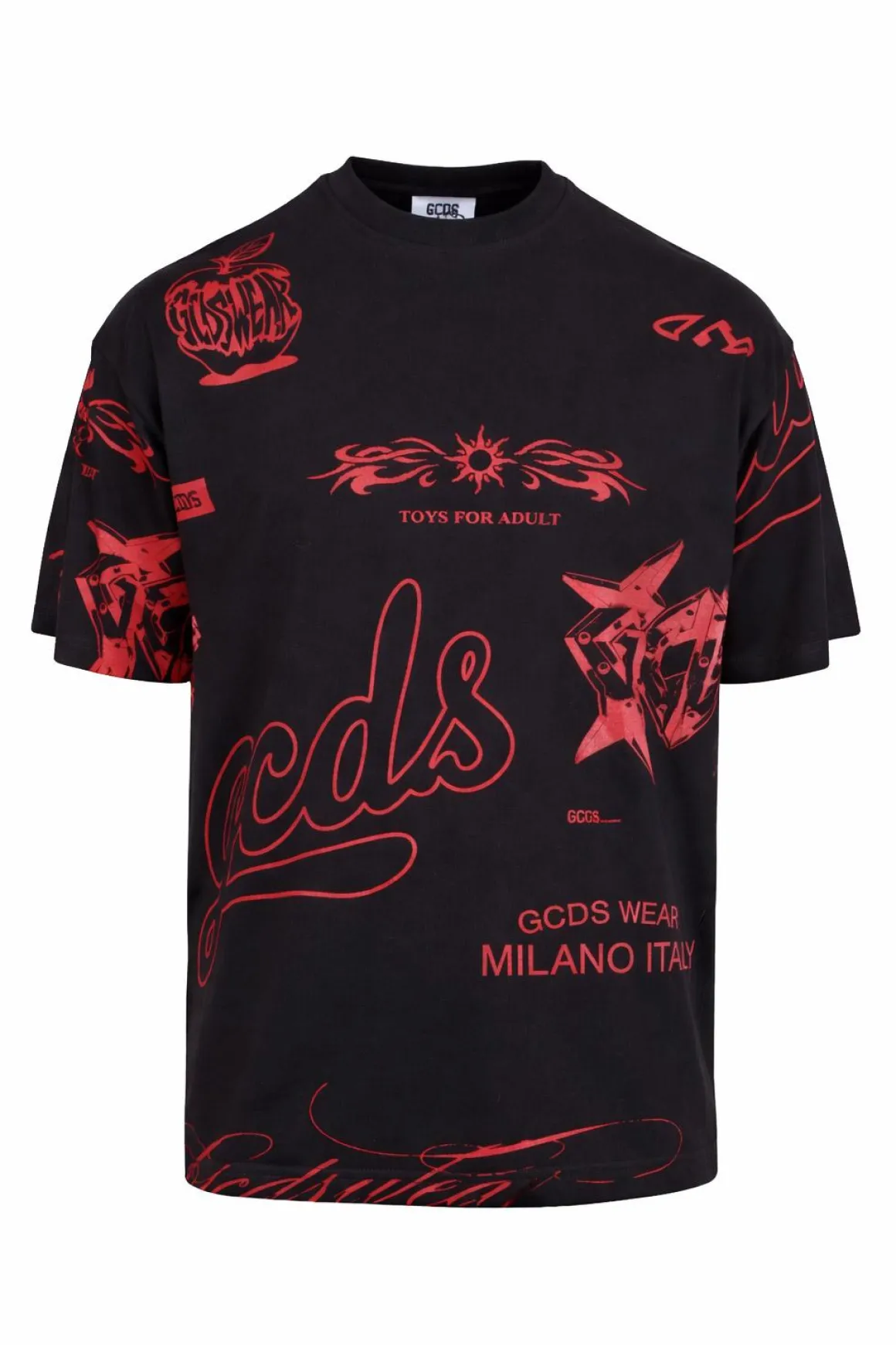 T-Shirt hall over history Grafica Rossa