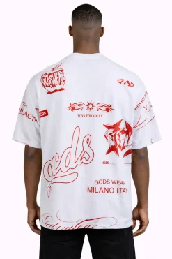 T-Shirt hall over history Grafica Rossa