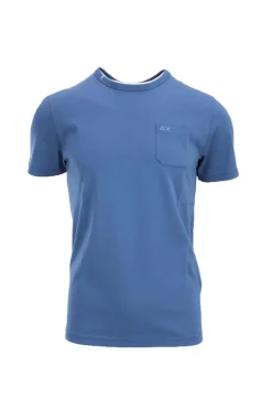 T-shirt in cotone con taschino