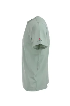 Tshirt in piquet stretch di cotone e seta