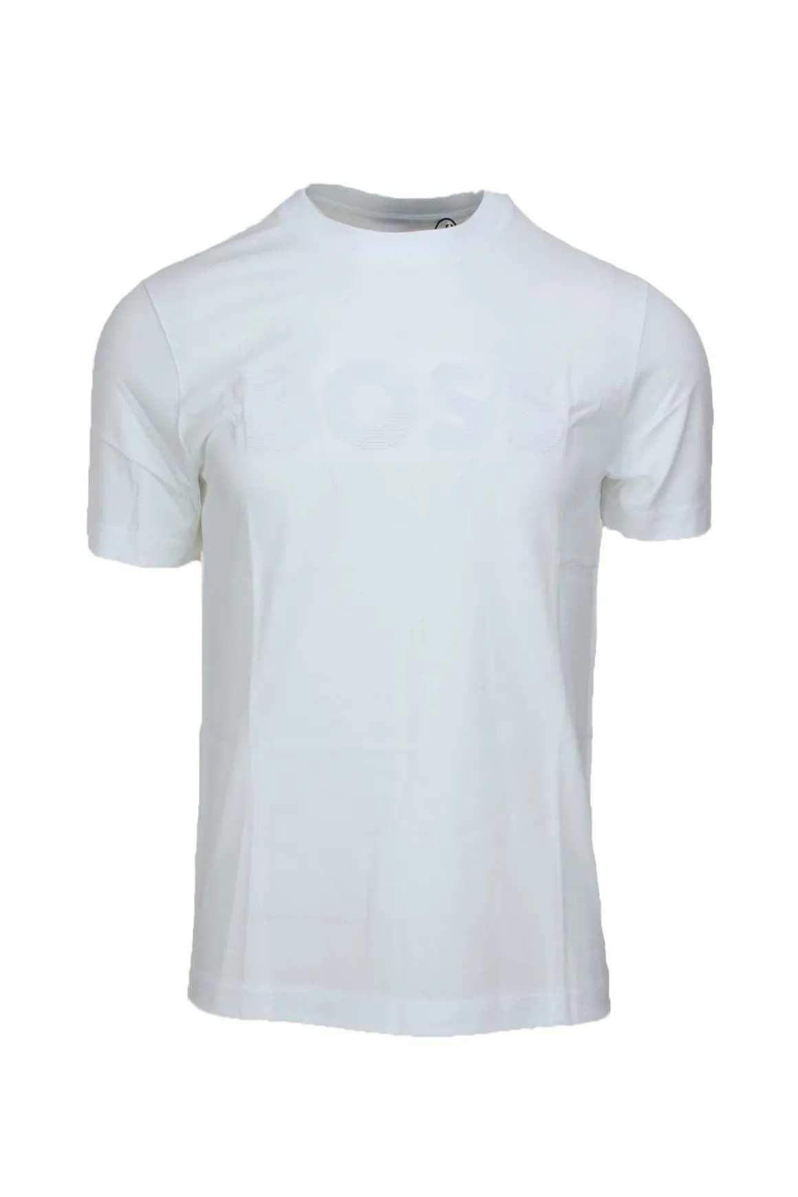 Tshirt mezza manica con maxi logo in tinta