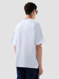 T-shirt mezza manica con stampa gotica