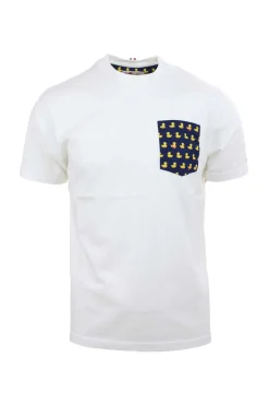T-shirt mezza manica con taschino papere