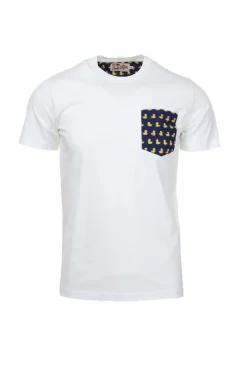 T-shirt mezza manica con taschino papere