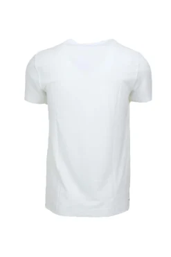 T-shirt mezza manica in cotone con logo