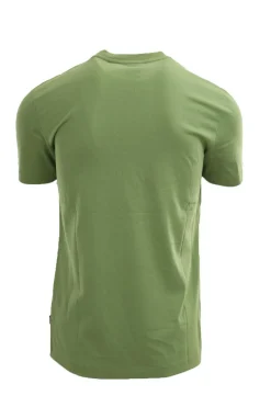 T-shirt mezza manica in cotone con maxi logo Boss