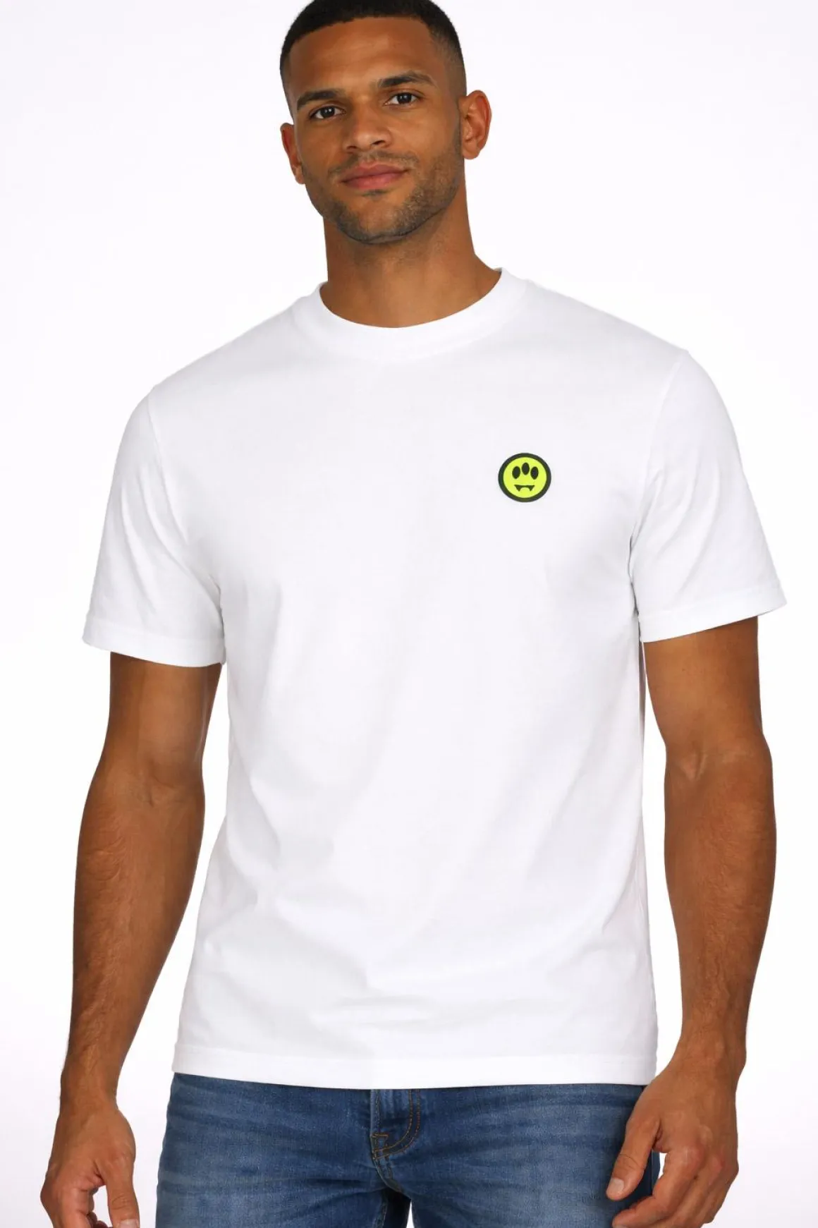 T-shirt unisex maxi logo in jersey di cotone