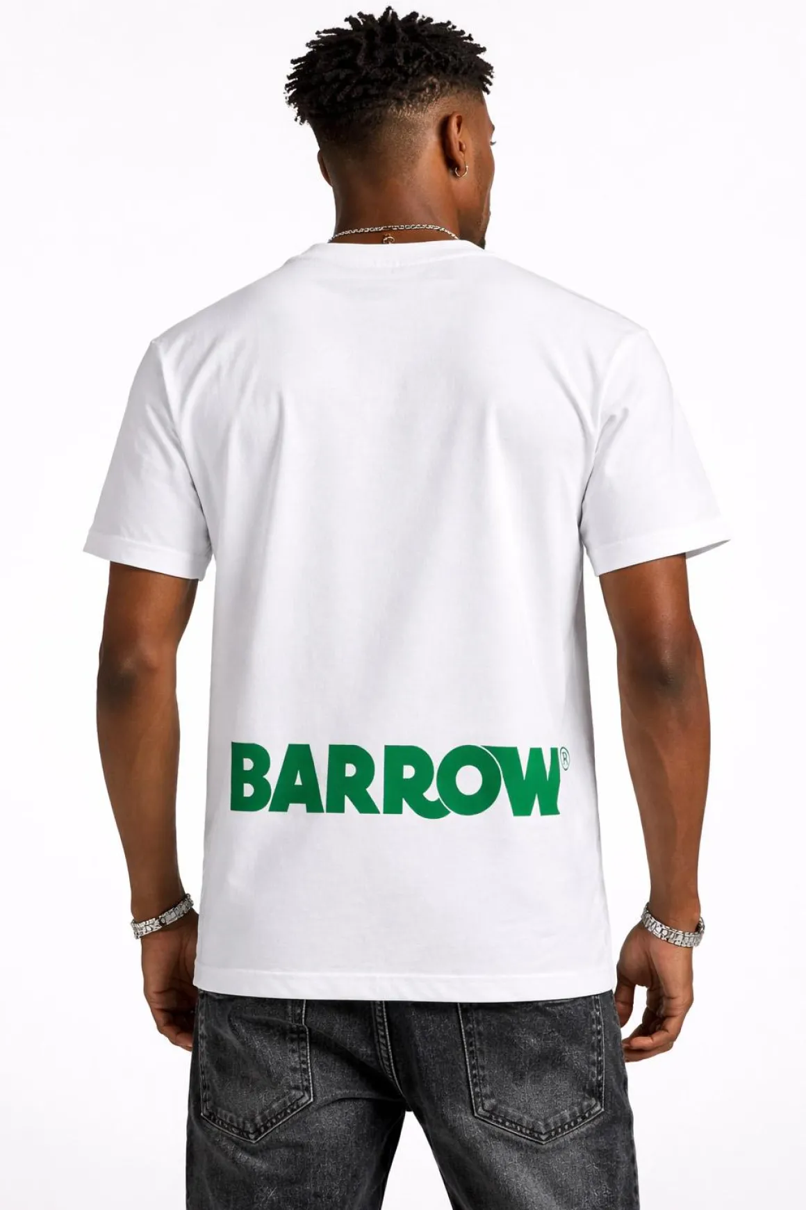 T-shirt unisex maxi logo in jersey di cotone