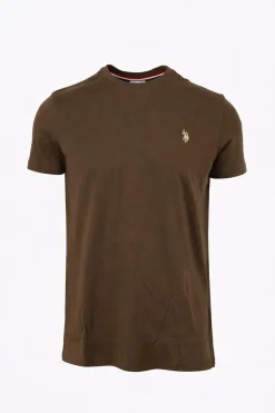 T-Shirt Uomo Cotone con logo ricamato