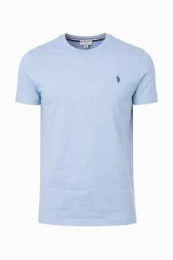 T-Shirt Uomo Cotone con logo ricamato