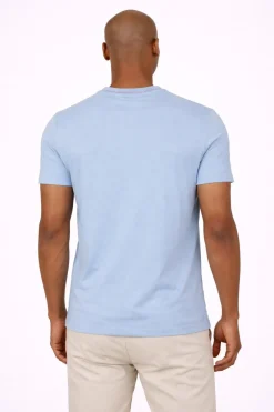 T-Shirt Uomo Cotone con logo ricamato