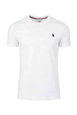 T-Shirt Uomo Cotone con logo ricamato