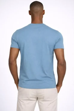 T-Shirt Uomo Cotone con logo ricamato