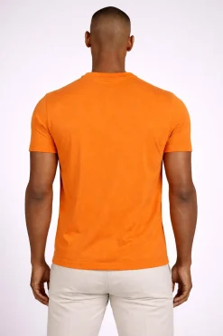 T-Shirt Uomo Cotone con logo ricamato