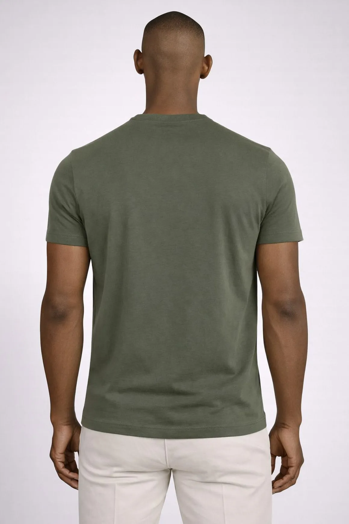 T-Shirt Uomo Cotone con logo ricamato