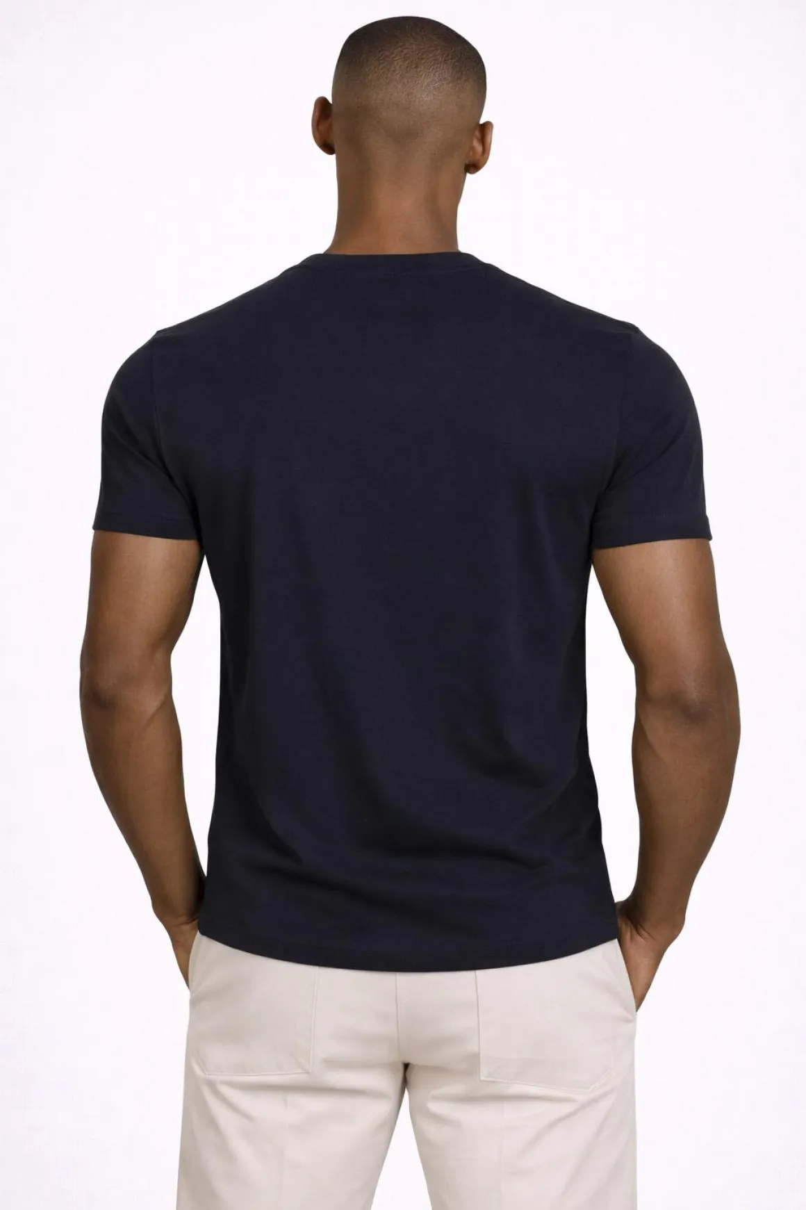T-Shirt Uomo Cotone con logo ricamato