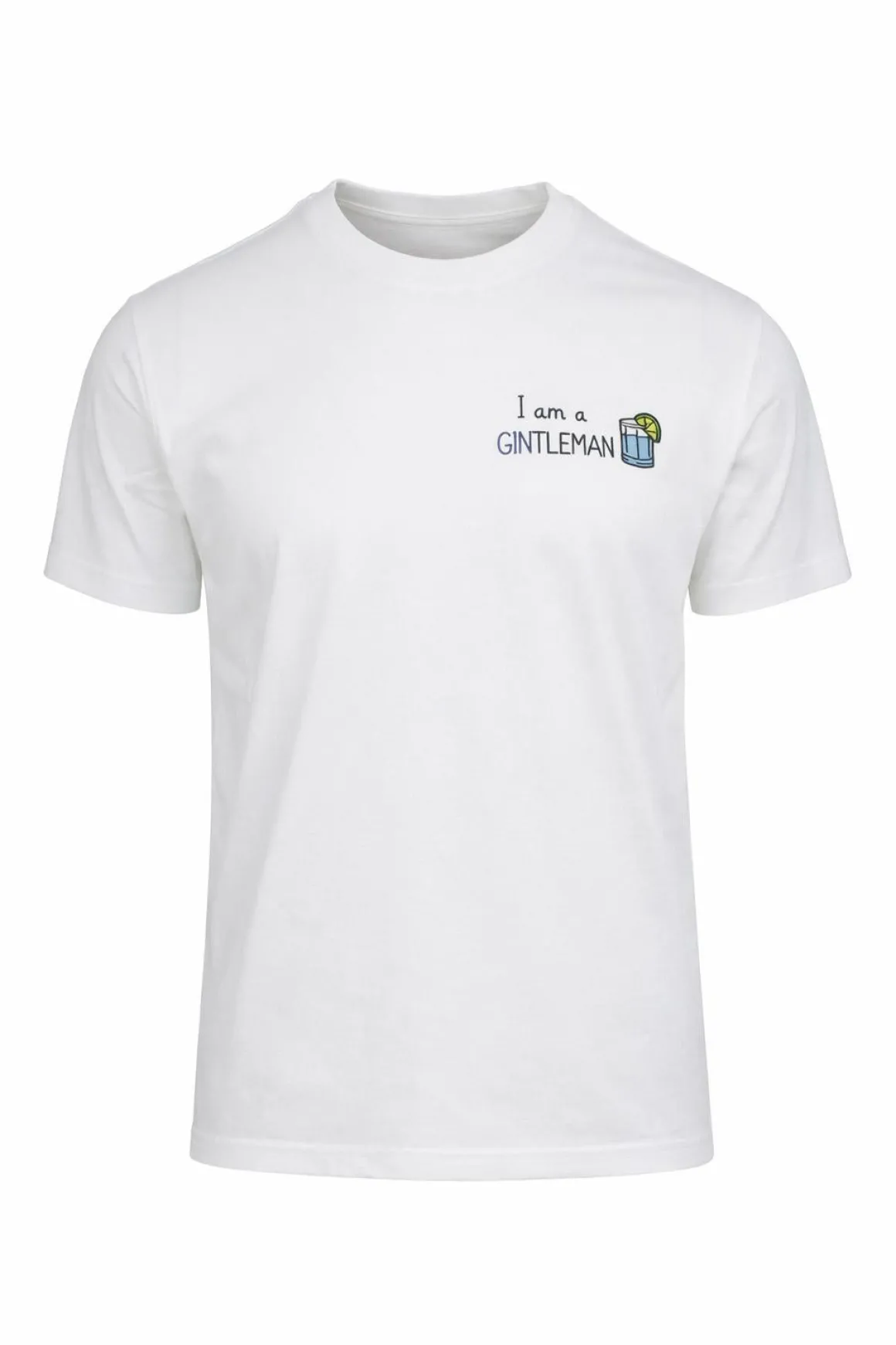 T-Shirt Uomo Cotone Stampa I Am A Gintleman