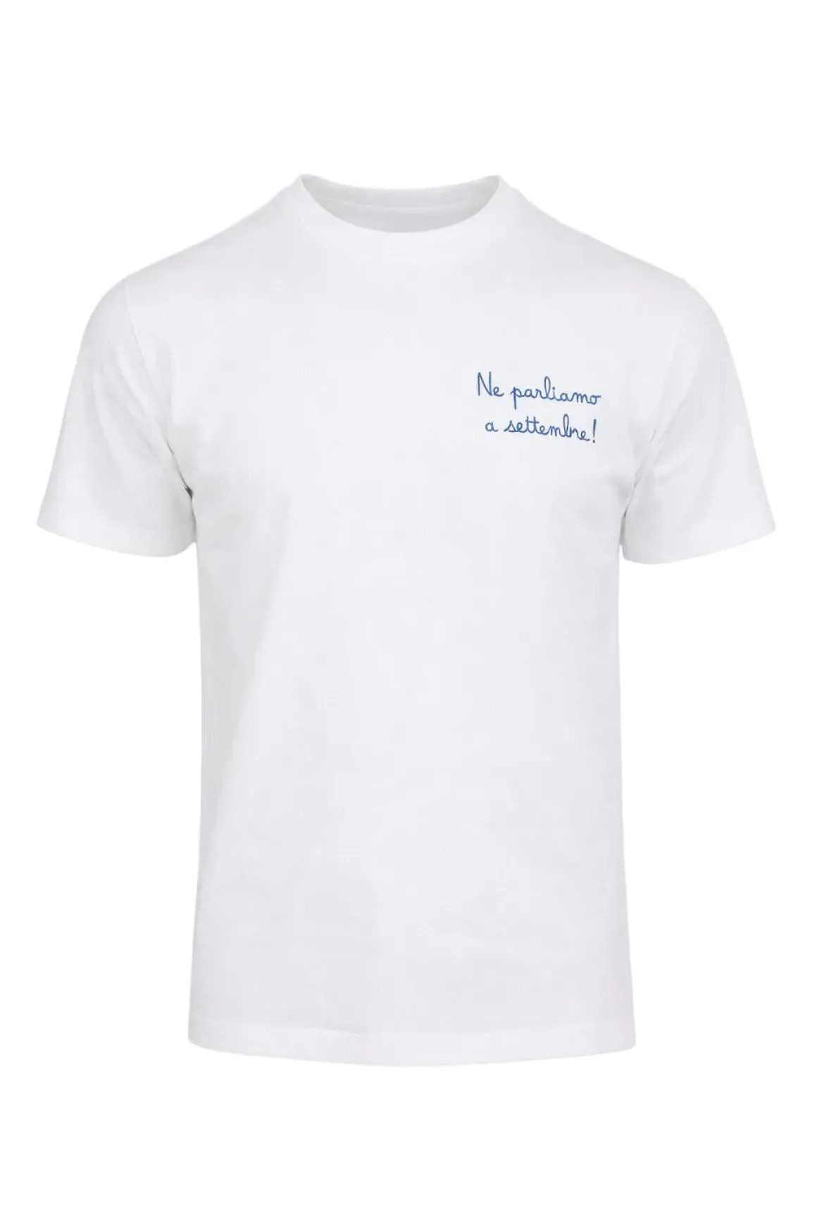 T-Shirt Uomo Cotone Stampa Ne Parliamo a Settembre