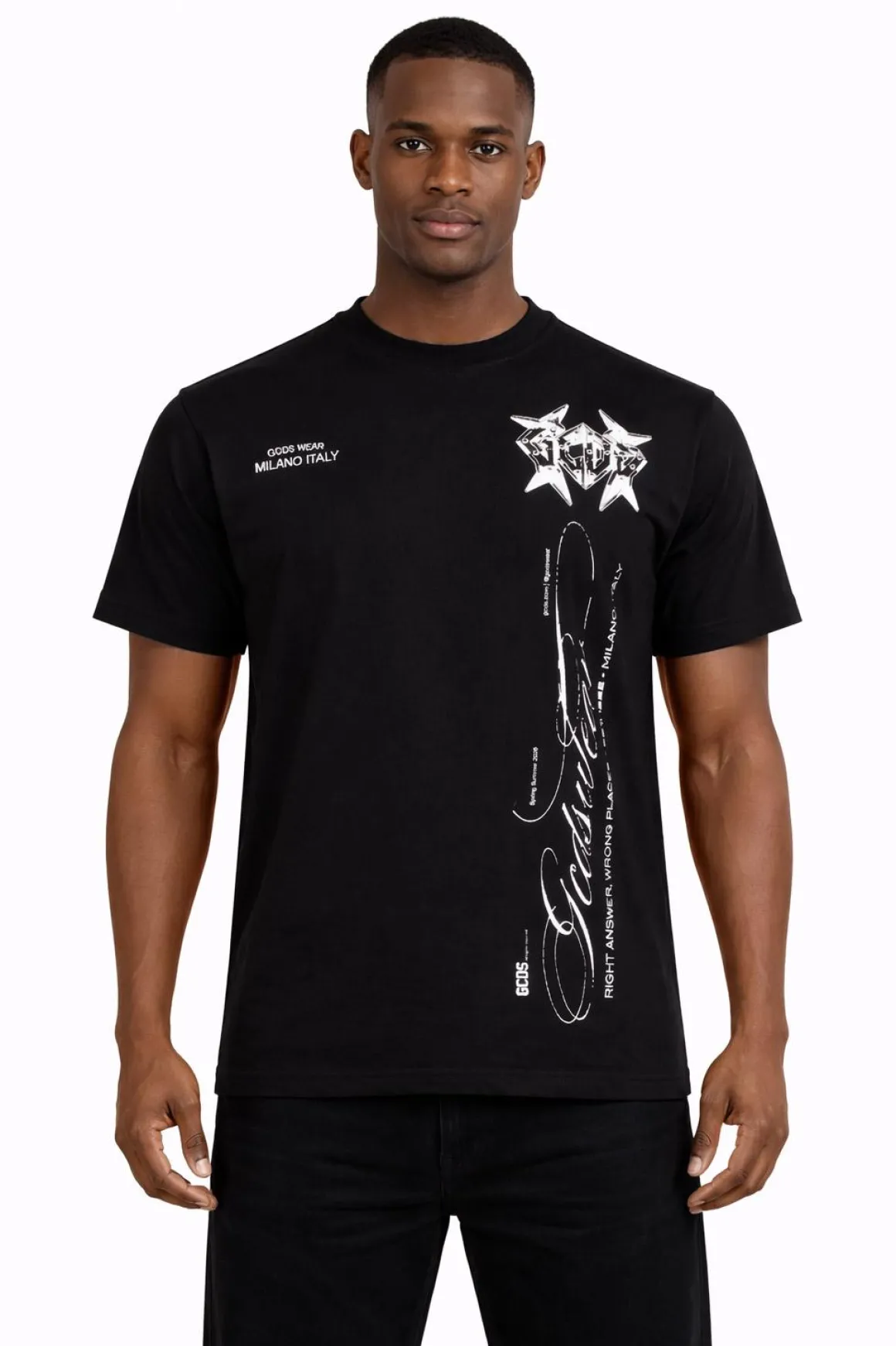 T-Shirt Uomo History Stampa Fronte Retro