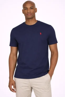 T-shirt uomo in cotone piquet con logo