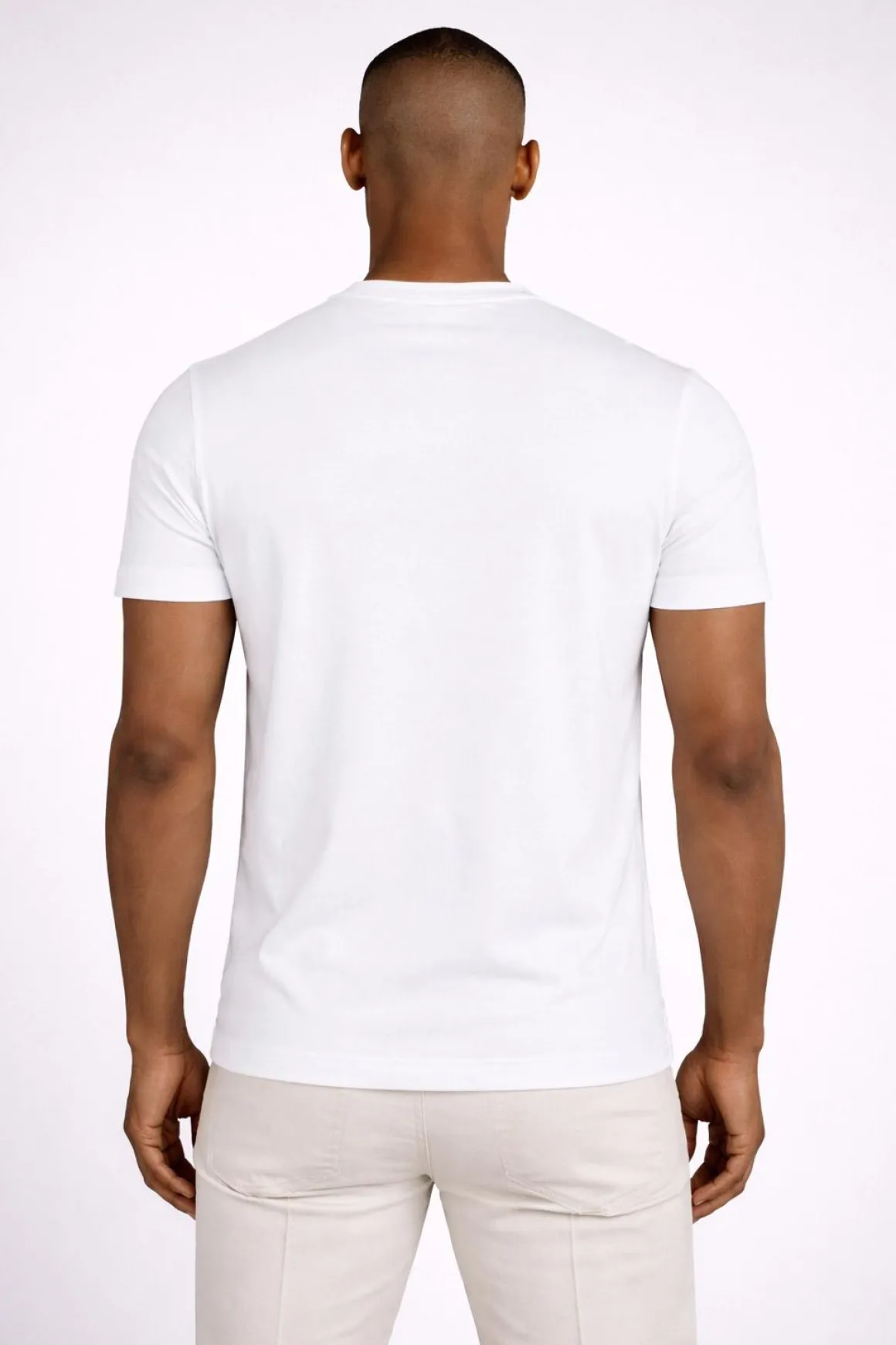 T-shirt uomo in cotone piquet con logo