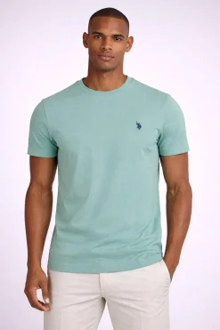 T-shirt uomo in cotone piquet con logo