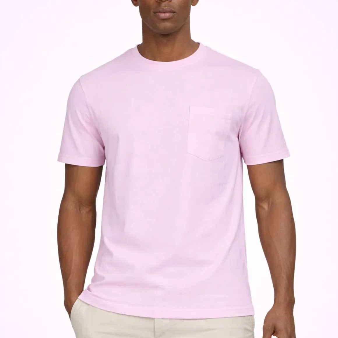 T-Shirt Uomo Piquet Cotone Stretch Taschino