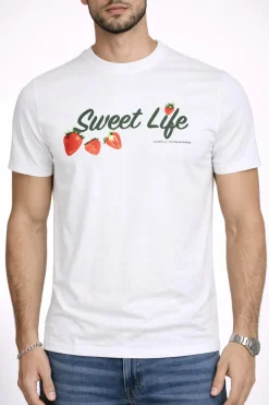 T-Shirt Uomo Sweet Life Cotone Regular