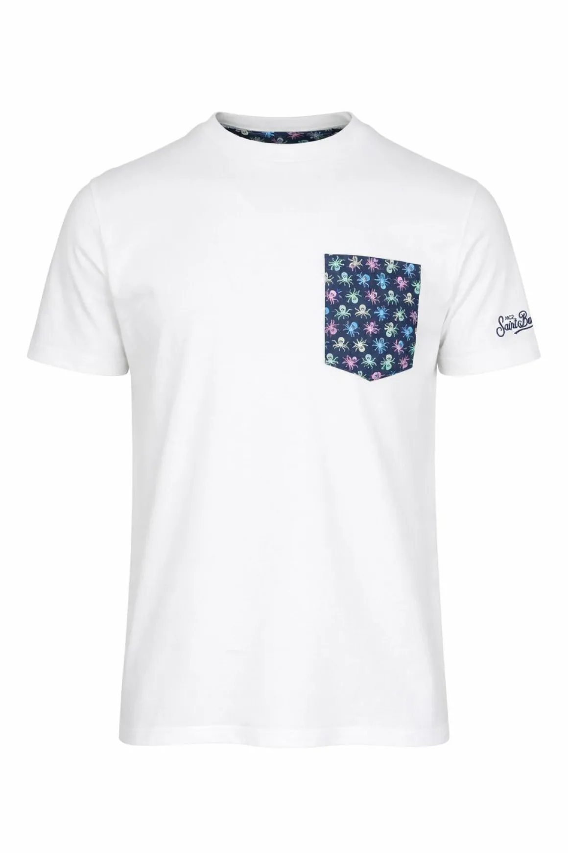 T-Shirt Uomo Taschino Polipi Multicolor