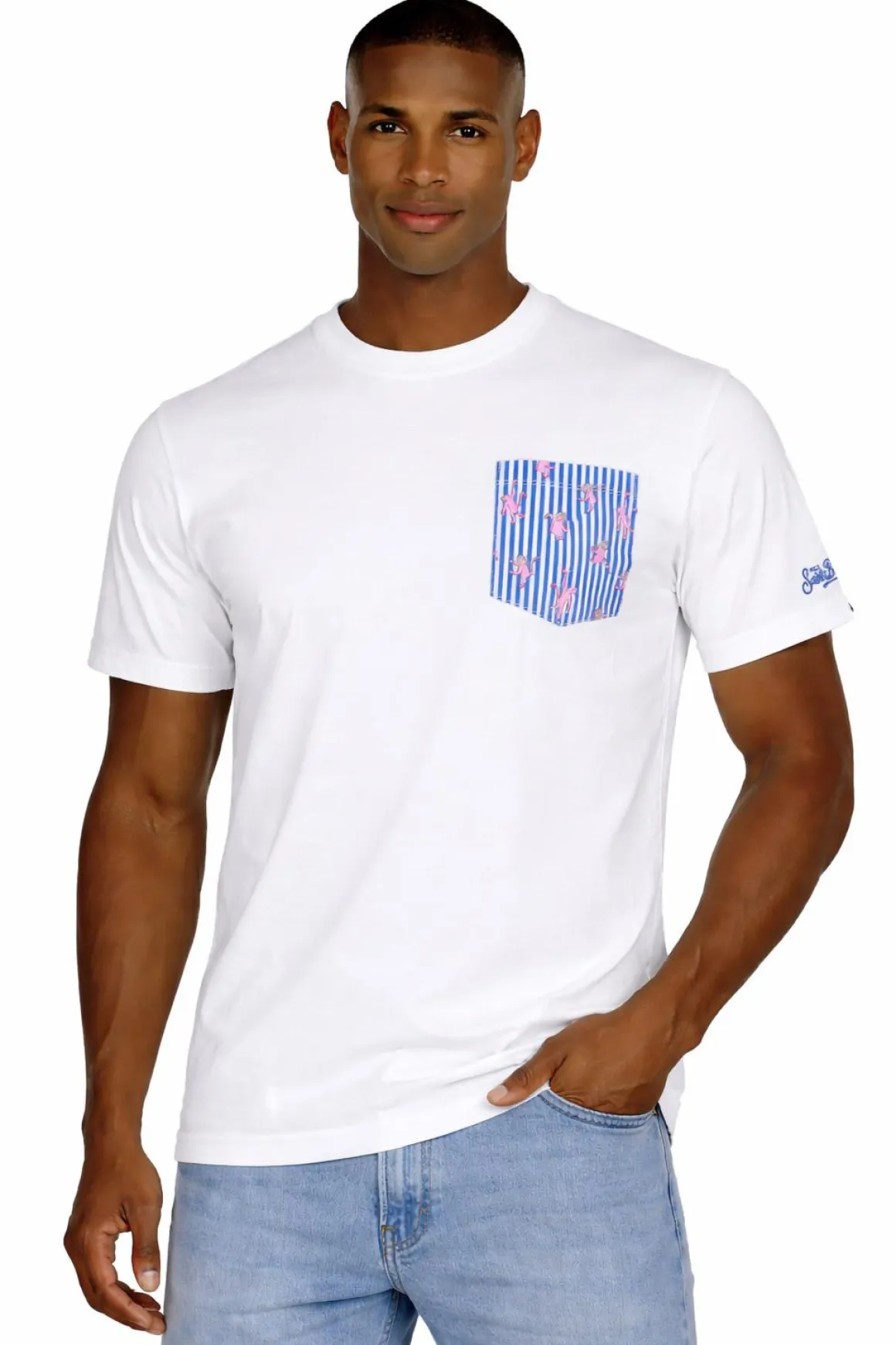 T-Shirt Uomo Taschino Scimmiette Monkeys