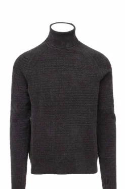 velvet square turtleneck